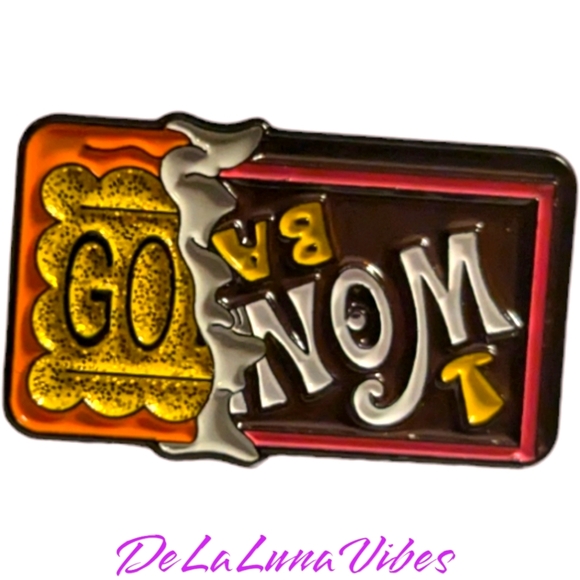 3/$12 New Enamel Pin "Wonka Bar/Golden Ticket" Enamel Pin by Express Yourself - Picture 2 of 3
